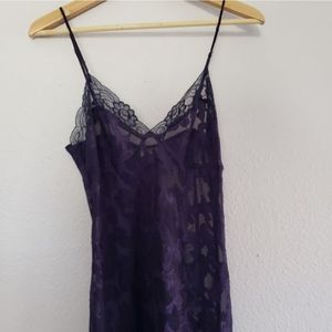 Vintage victoria's secret lace robe and dress SET